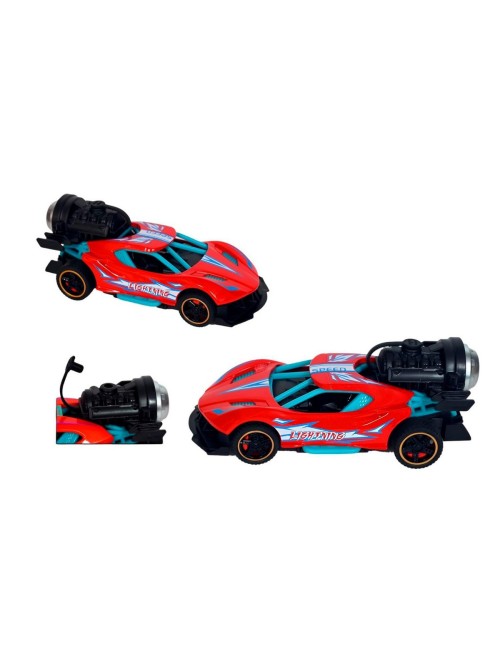 Carro Deportivo Carrera Racing Efecto Humo Juguete + Bateria