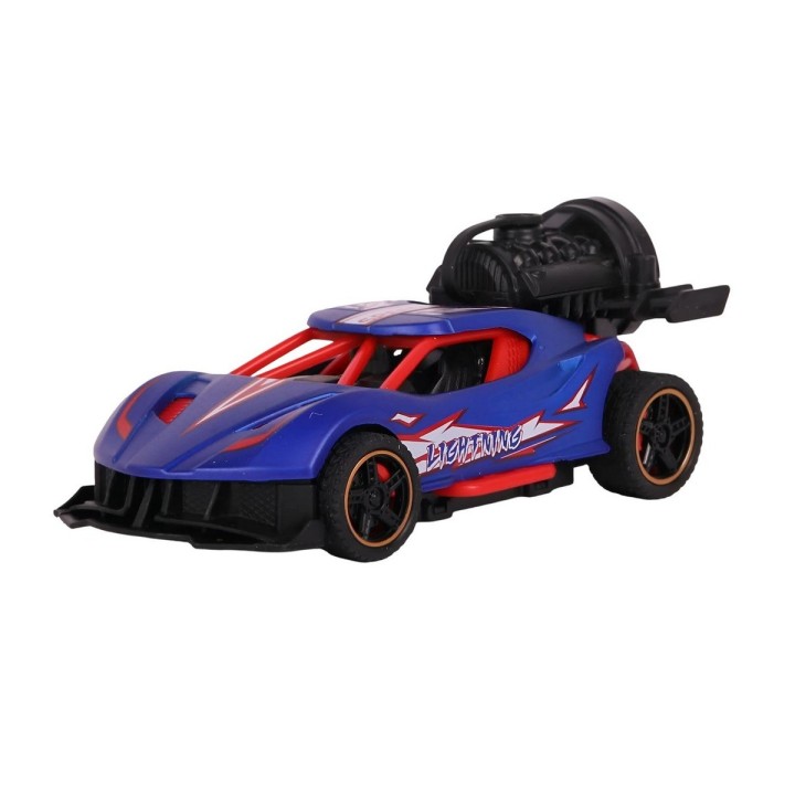 Carro Deportivo Carrera Racing Efecto Humo Juguete + Bateria