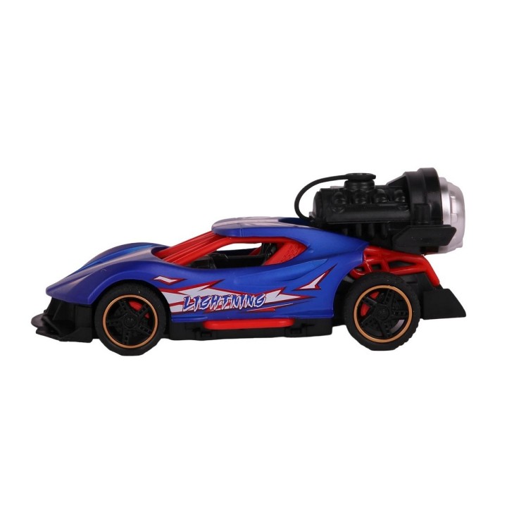 Carro Deportivo Carrera Racing Efecto Humo Juguete + Bateria