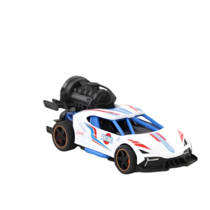 Carro Deportivo Carrera Racing Efecto Humo Juguete + Bateria