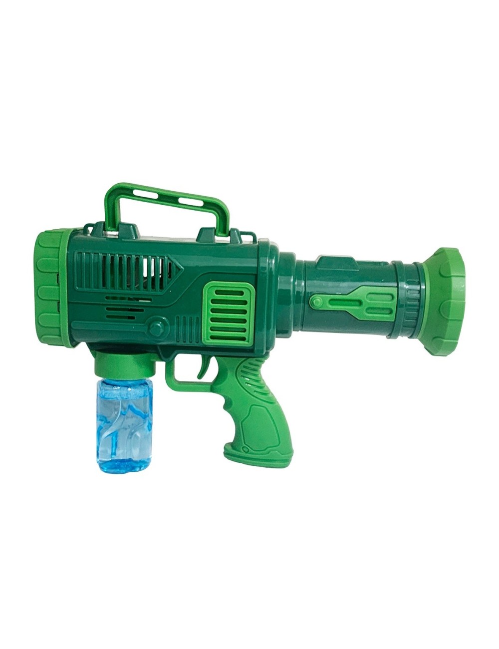 Pistola Bazuca Burbujero Juguete Niños Interactivo + Liquido