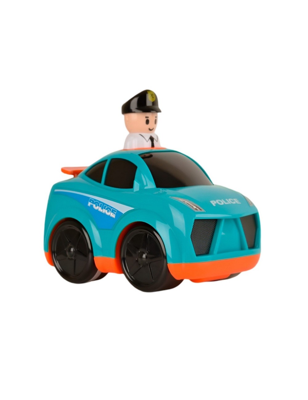 Carro Policia Push De Impulso Juguete Interactivo Unisex