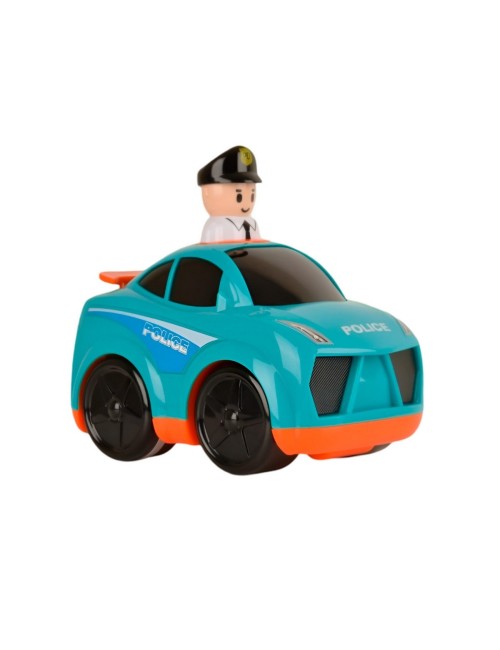Carro Policia Push De Impulso Juguete Interactivo Unisex