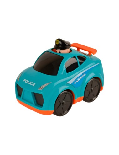 Carro Policia Push De Impulso Juguete Interactivo Unisex