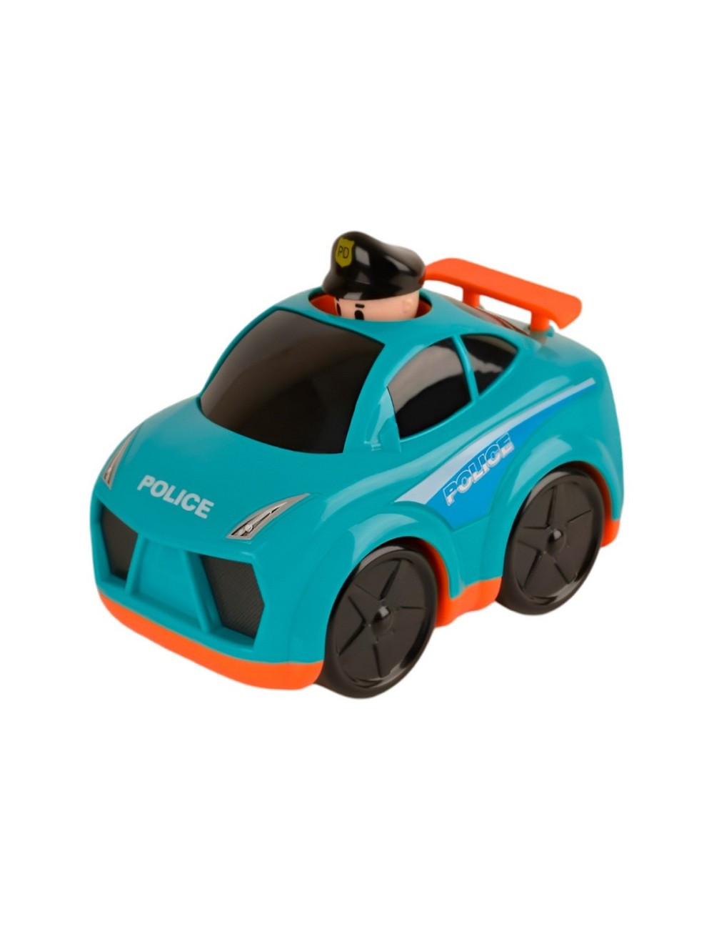Carro Policia Push De Impulso Juguete Interactivo Unisex