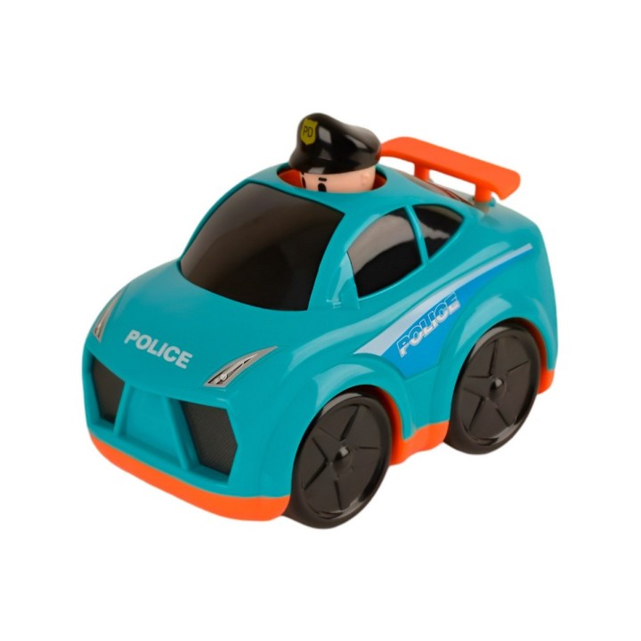 Carro Policia Push De Impulso Juguete Interactivo Unisex