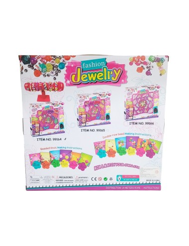 Set Kit Para Hacer Pulseras Collares Anillos Fashion Niñas