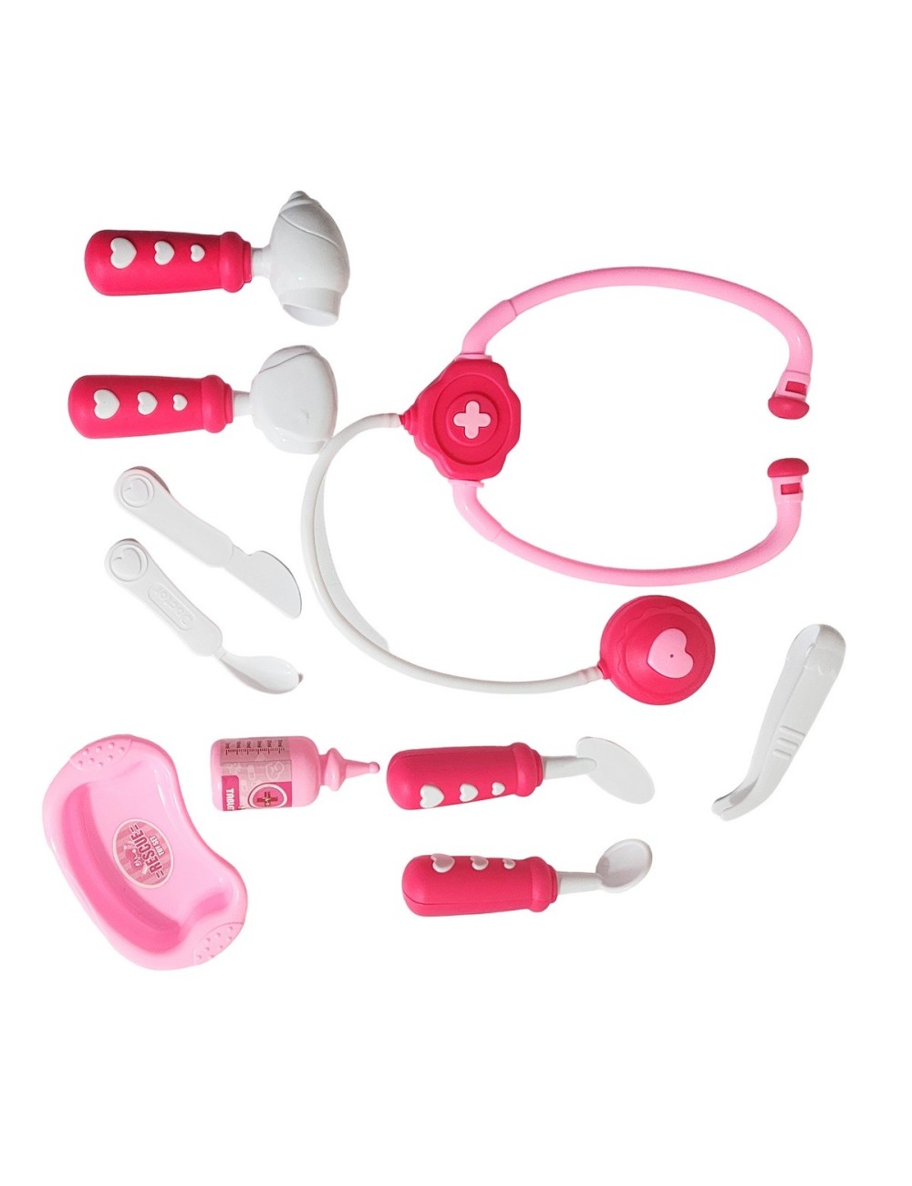 Set Kit Doctora Estetoscopio Juguete Niñas Utencilios