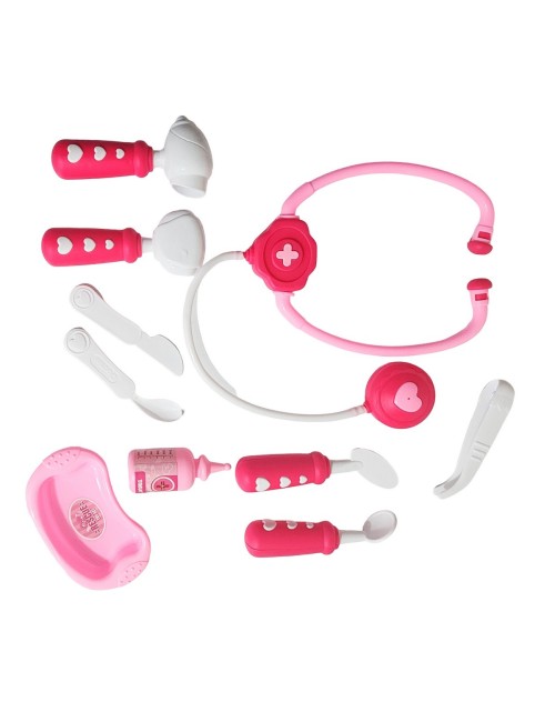 Set Kit Doctora Estetoscopio Juguete Niñas Utencilios