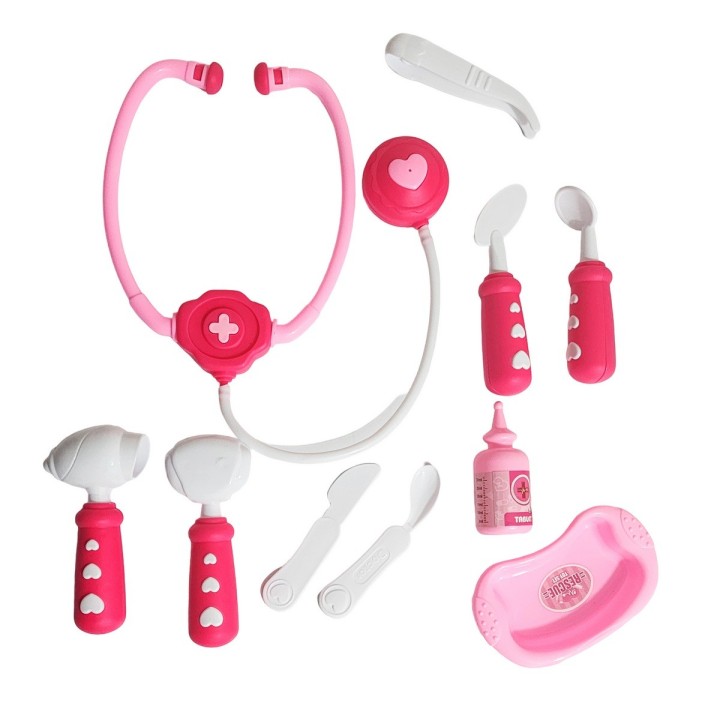 Set Kit Doctora Estetoscopio Juguete Niñas Utencilios