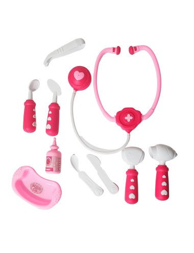 Set Kit Doctora Estetoscopio Juguete Niñas Utencilios