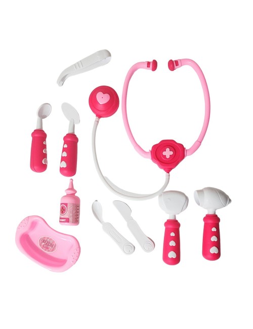 Set Kit Doctora Estetoscopio Juguete Niñas Utencilios