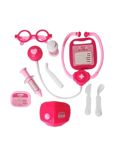 Set Kit Doctora Estetoscopio Juguete Niñas Interactivo