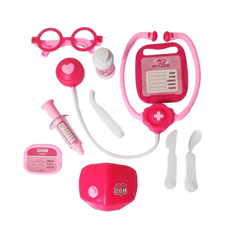 Set Kit Doctora Estetoscopio Juguete Niñas Interactivo