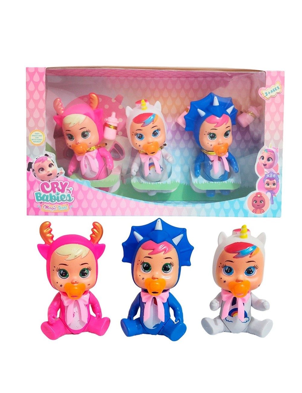 Muñeca Pijama Coleccion Juguete Niñas Accesorio X 3 Unidades