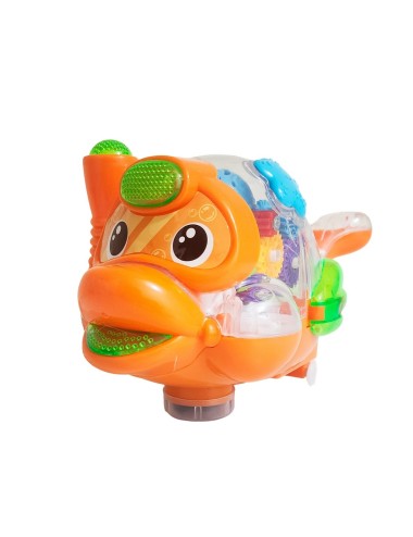 Delfin Pez Robot Juguete Niños Sonido Luces + Bateria