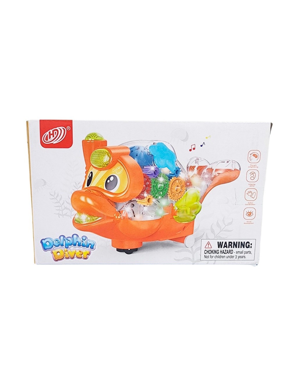 Delfin Pez Robot Juguete Niños Sonido Luces + Bateria