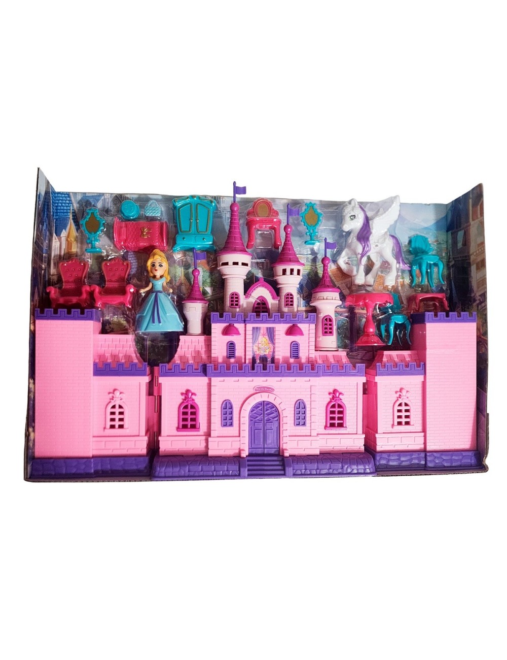 Castillo Reina Unicornio Accesorios Muebles Juguete Niñas