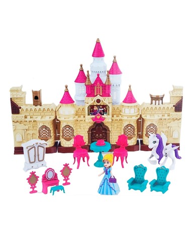 Castillo Princesa Unicornio Accesorios Muebles Juguete Niñas