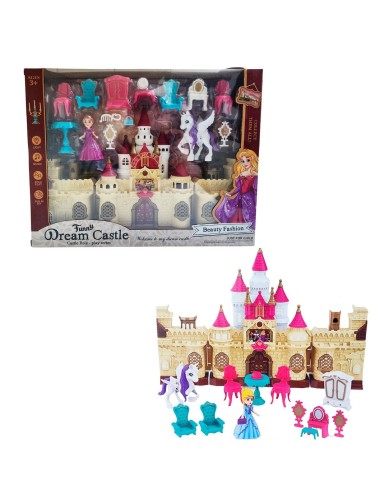 Castillo Princesa Unicornio Accesorios Muebles Juguete Niñas