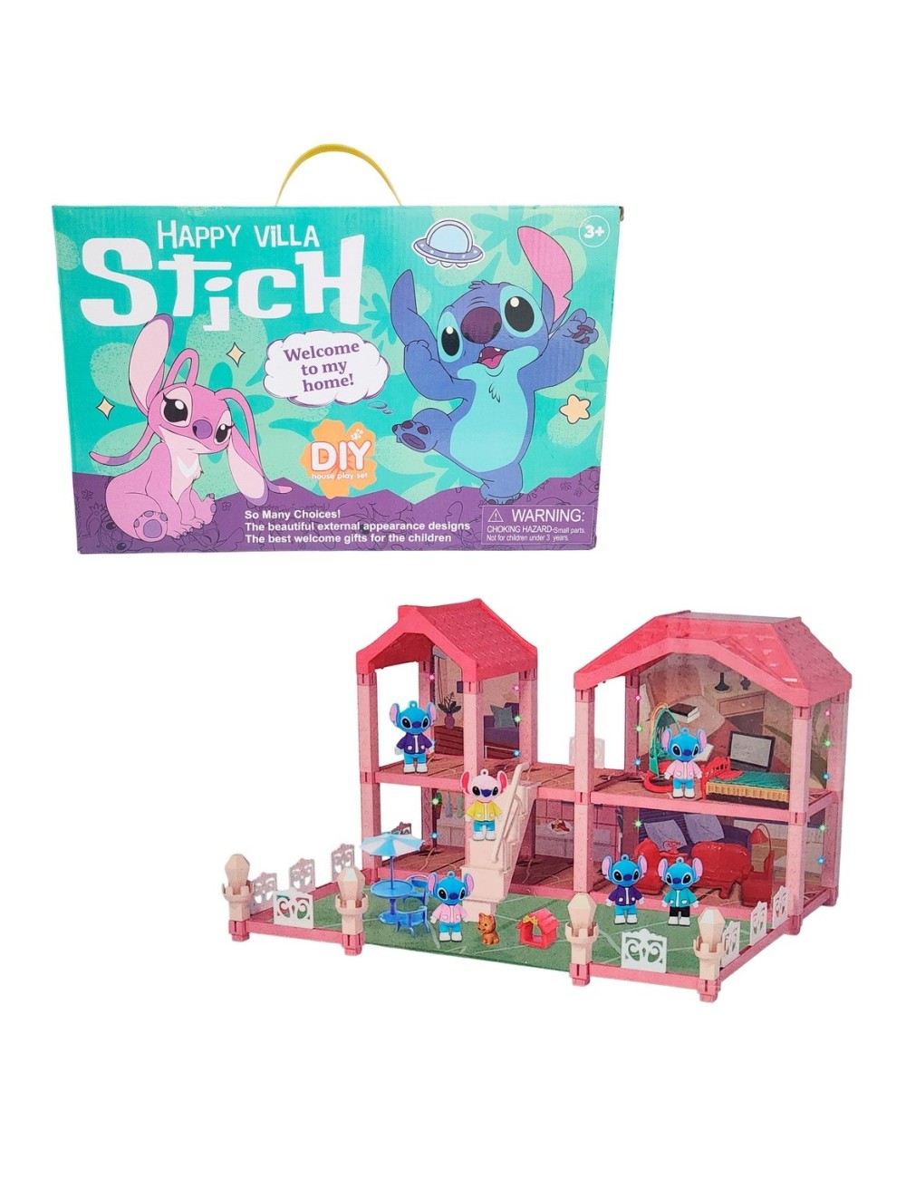 Casa Muñeca Stitch Accesorios Interactiva Juguete Niñas