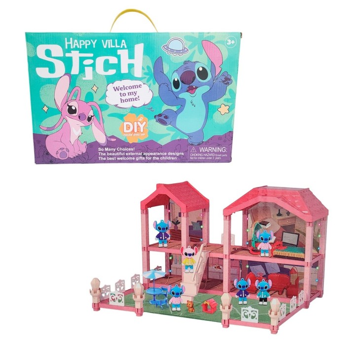 Casa Muñeca Stitch Accesorios Interactiva Juguete Niñas