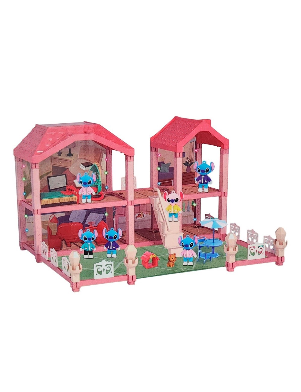 Casa Muñeca Stitch Accesorios Interactiva Juguete Niñas