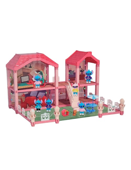 Casa Muñeca Stitch Accesorios Interactiva Juguete Niñas