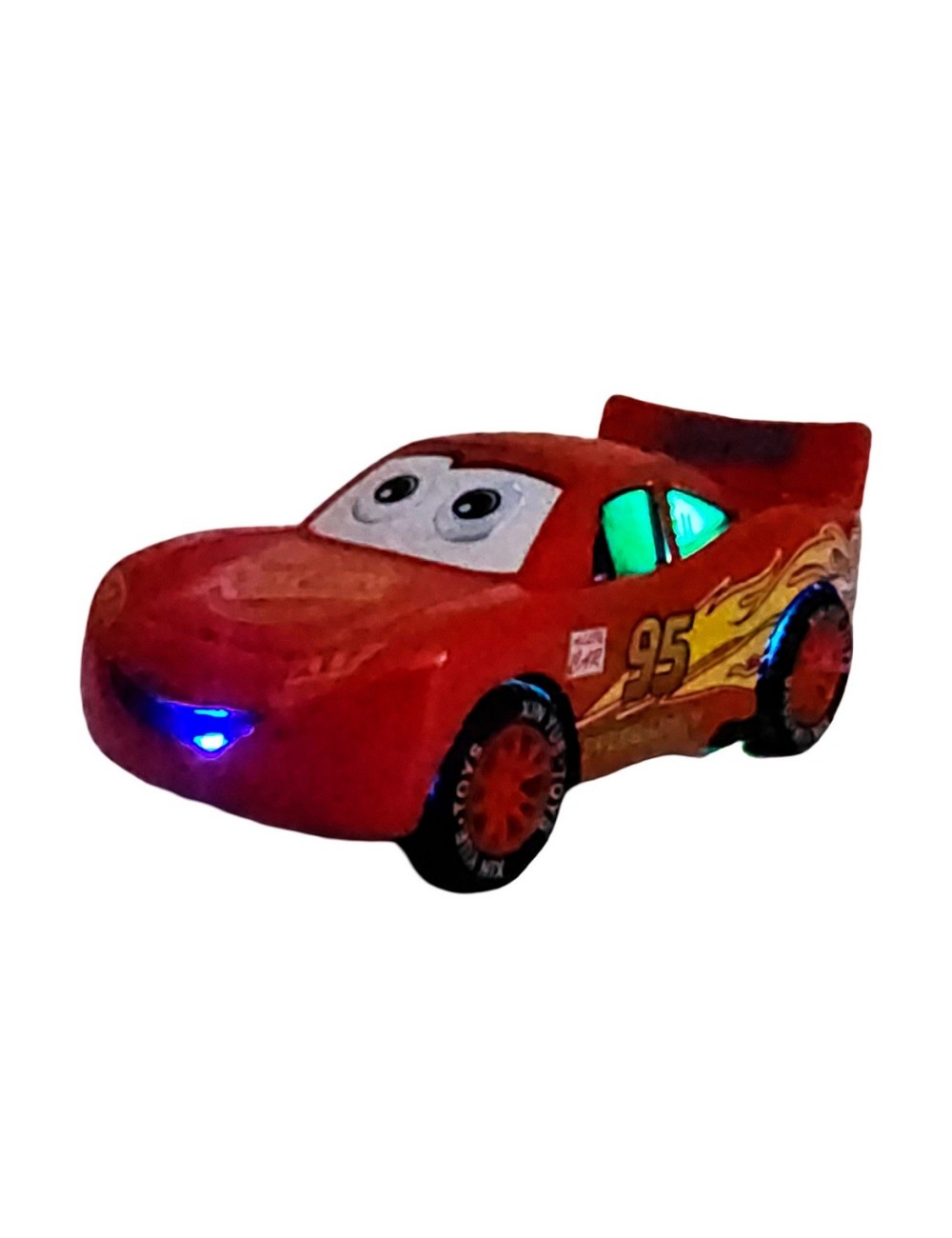 Carro Coleccionable Rayo Mcqueen Cars Con Luces De Cuerda