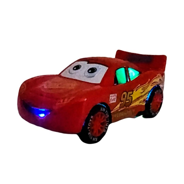 Carro Coleccionable Rayo Mcqueen Cars Con Luces De Cuerda