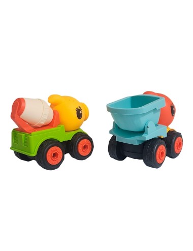Carros De Construccion Planta Zombie Retroexcavadora X 4 Und