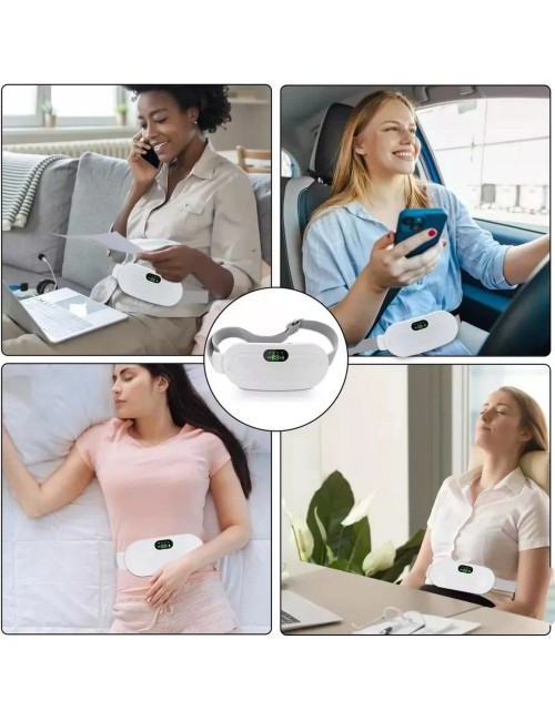 Cinturón Almohadilla Recargable Alivia Cólicos Menstruales