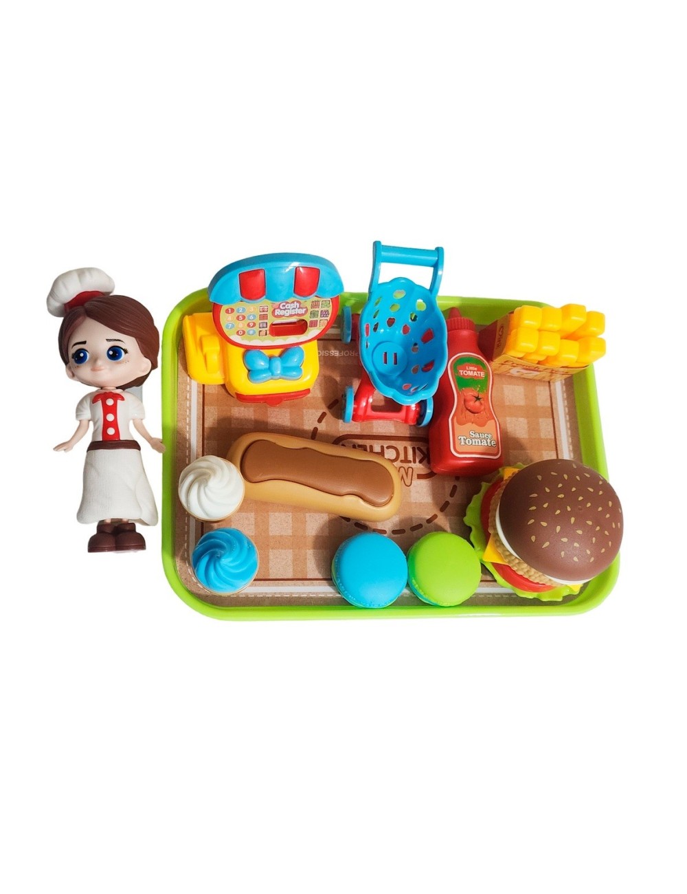 Muñeca Chef Cocina Juguete Interactivo + Accesorios