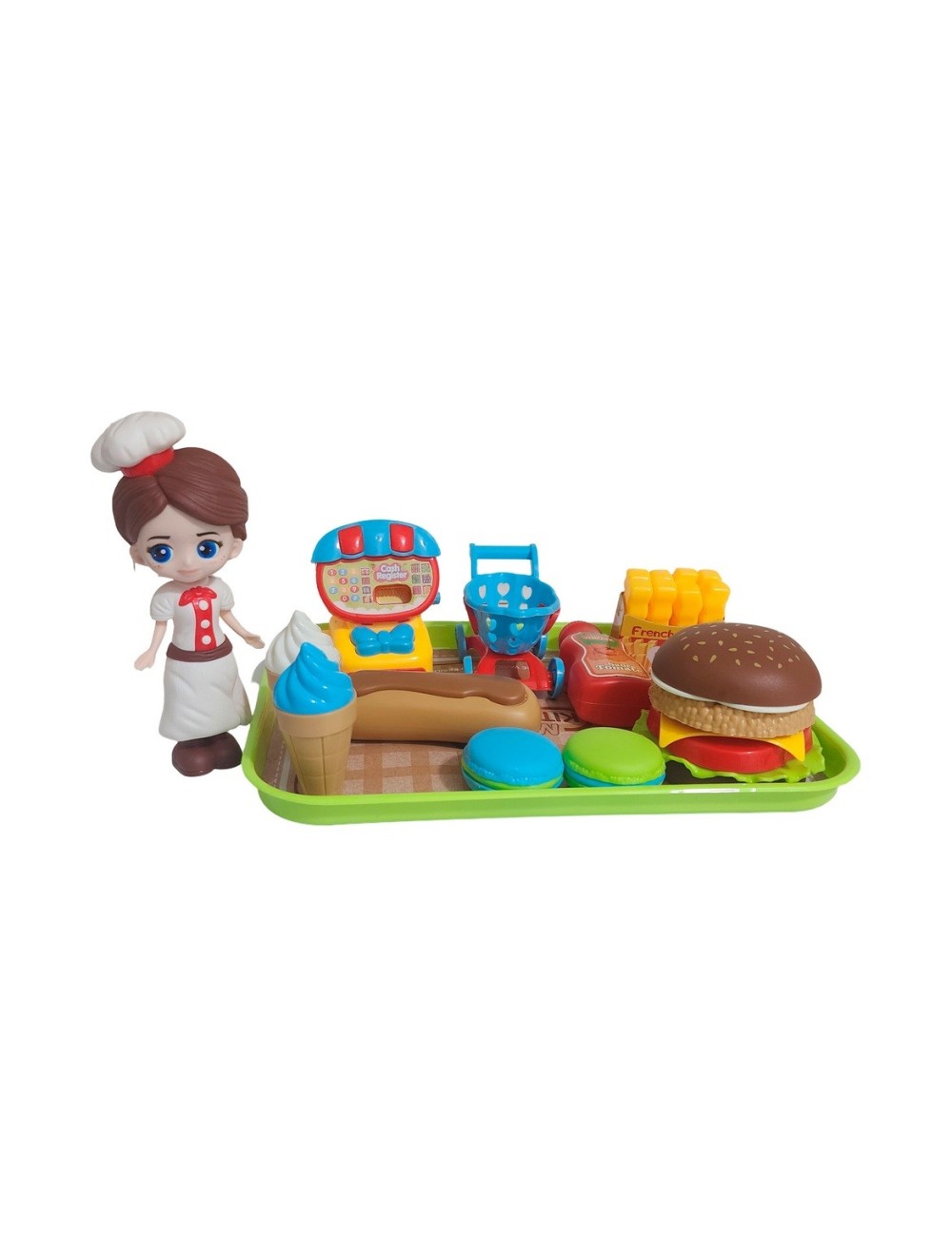 Muñeca Chef Cocina Juguete Interactivo + Accesorios