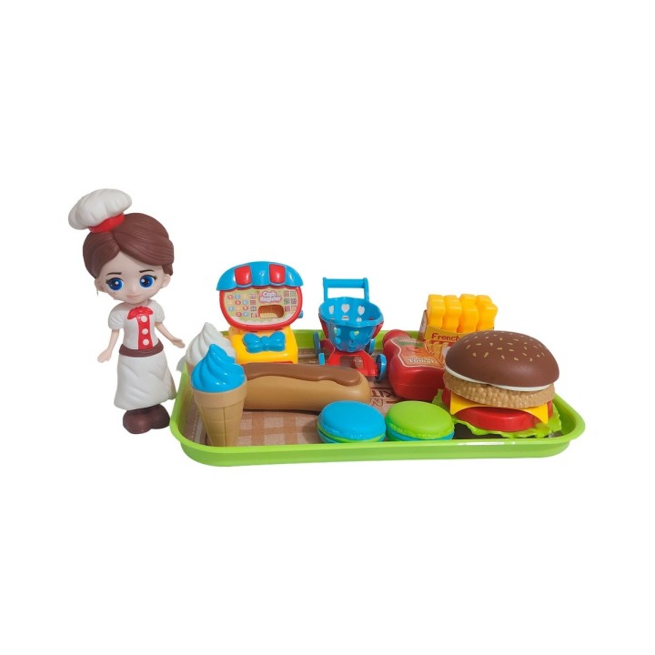 Muñeca Chef Cocina Juguete Interactivo + Accesorios