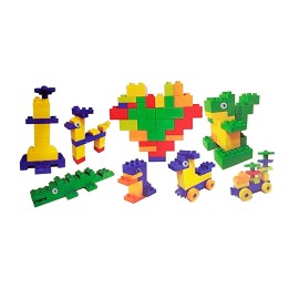 Bloques Figuras De Armado Juguete Interactivo Niño 52 Pcs