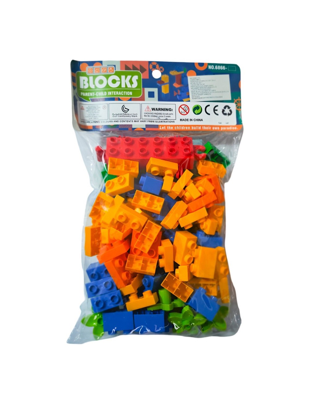 Bloques Figuras De Armado Juguete Interactivo Niño 122 Pcs