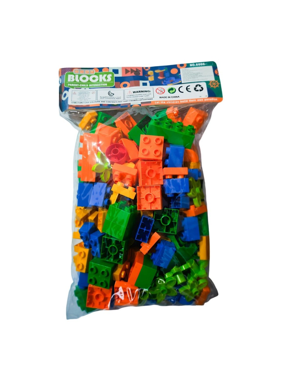 Bloques Figuras De Armado Juguete Interactivo Niño 122 Pcs