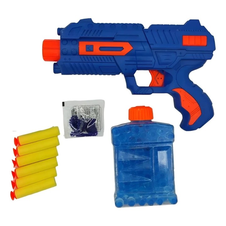 Pistola Lanza Dardos - Pelotas Hidrogel Nerf Interactivo Gun