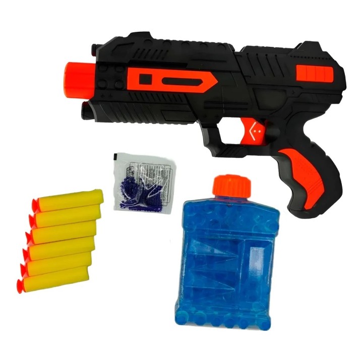 Pistola Lanza Dardos - Pelotas Hidrogel Nerf Interactivo Gun