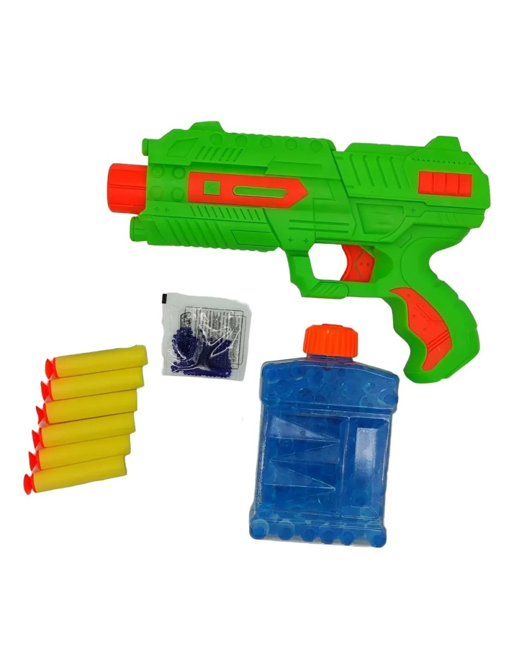 Pistola Lanza Dardos - Pelotas Hidrogel Nerf Interactivo Gun