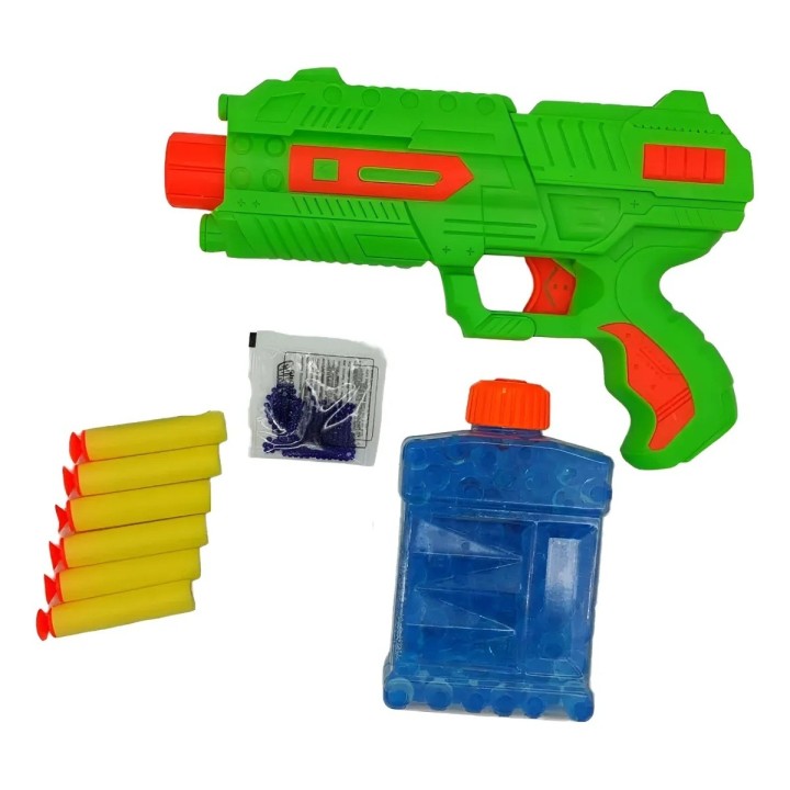 Pistola Lanza Dardos - Pelotas Hidrogel Nerf Interactivo Gun