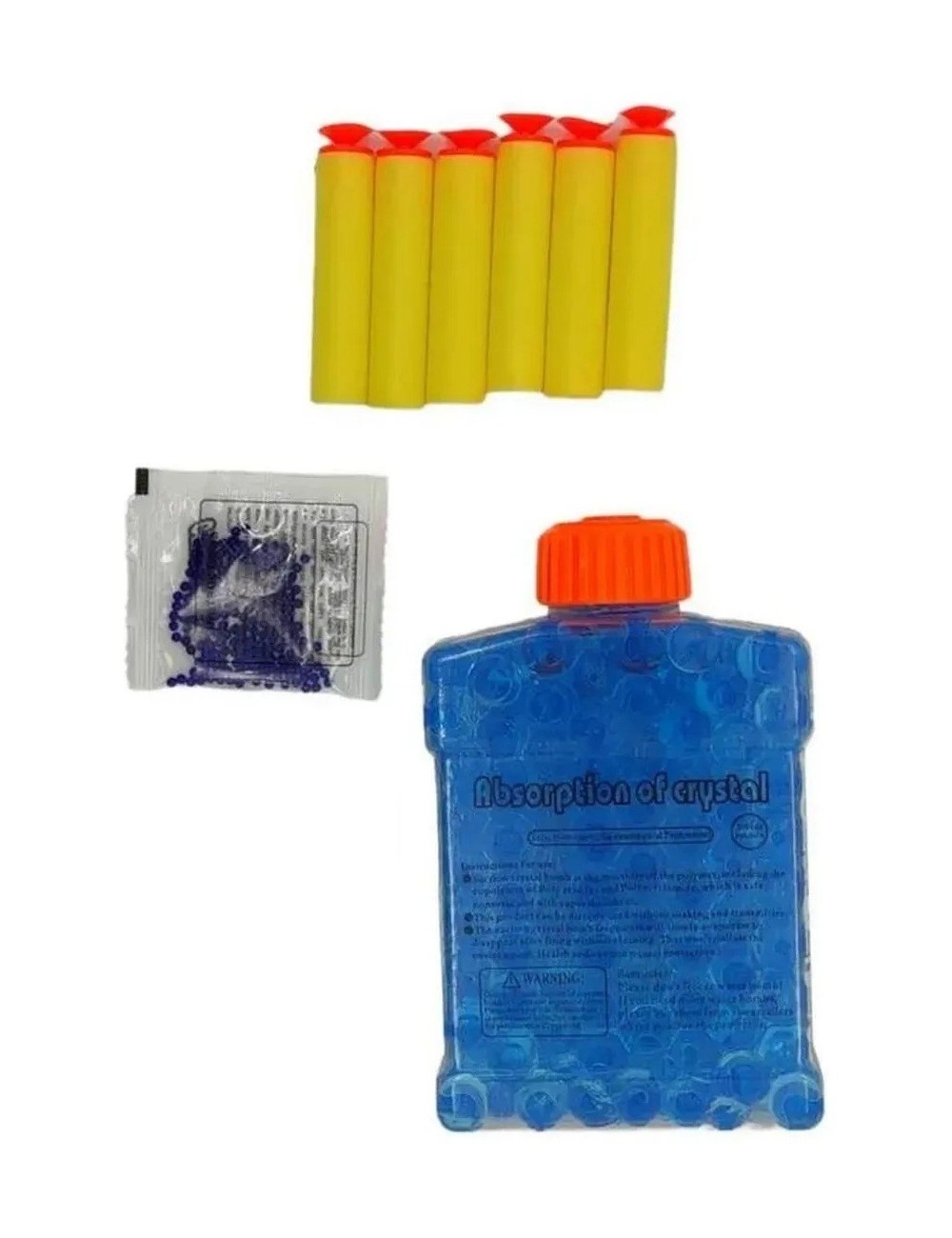 Pistola Lanza Dardos - Pelotas Hidrogel Nerf Interactivo Gun