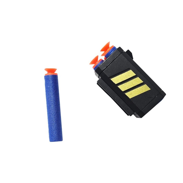 Pistola Lanza Dardos Nerf Con Proveedor Juguete Niño