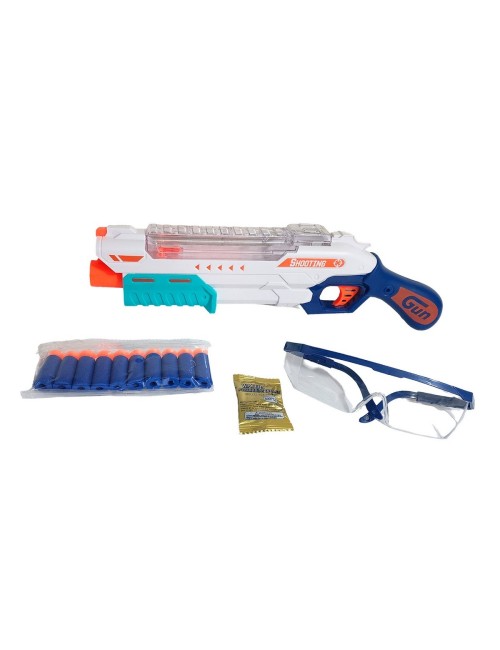 Pistola Escopeta Lanza Dardos Nerf - Hidrogel + Gafas
