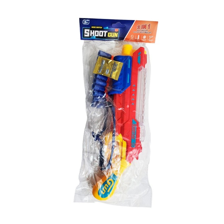 Pistola Escopeta Lanza Dardos Nerf - Hidrogel + Gafas