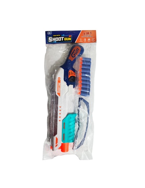 Pistola Escopeta Lanza Dardos Nerf - Hidrogel + Gafas