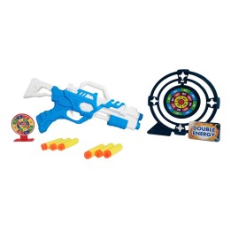 Pistola Lanza Dardos Nerf + Tiro Al Blanco Gun Juguete Niños