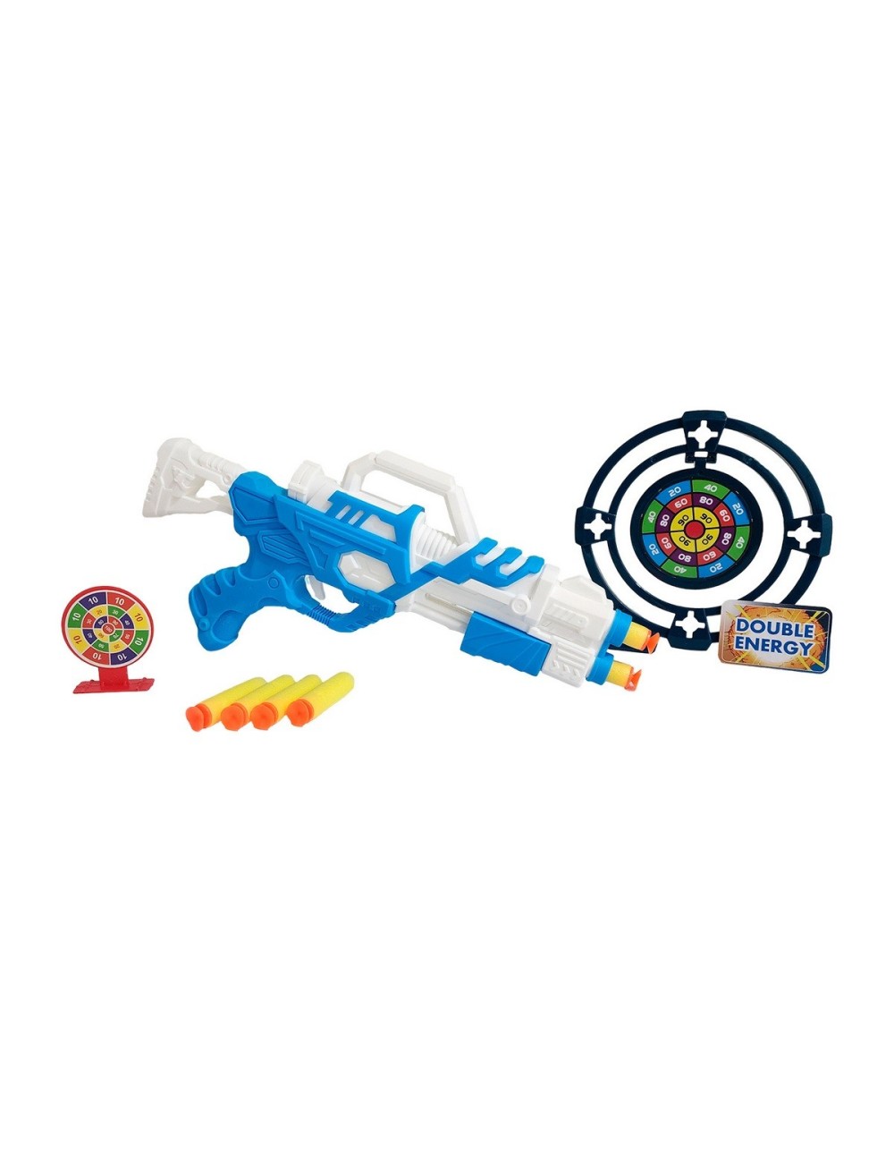 Pistola Lanza Dardos Nerf + Tiro Al Blanco Gun Juguete Niños