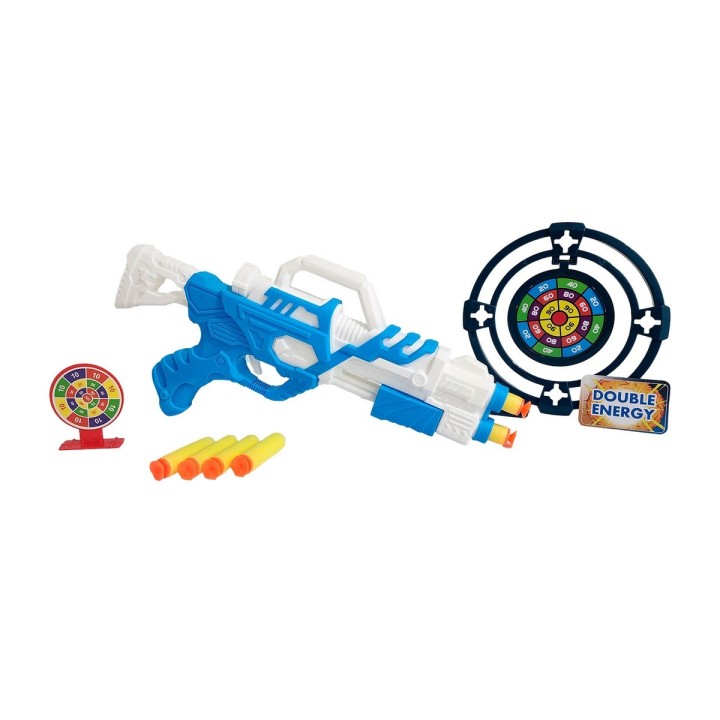 Pistola Lanza Dardos Nerf + Tiro Al Blanco Gun Juguete Niños